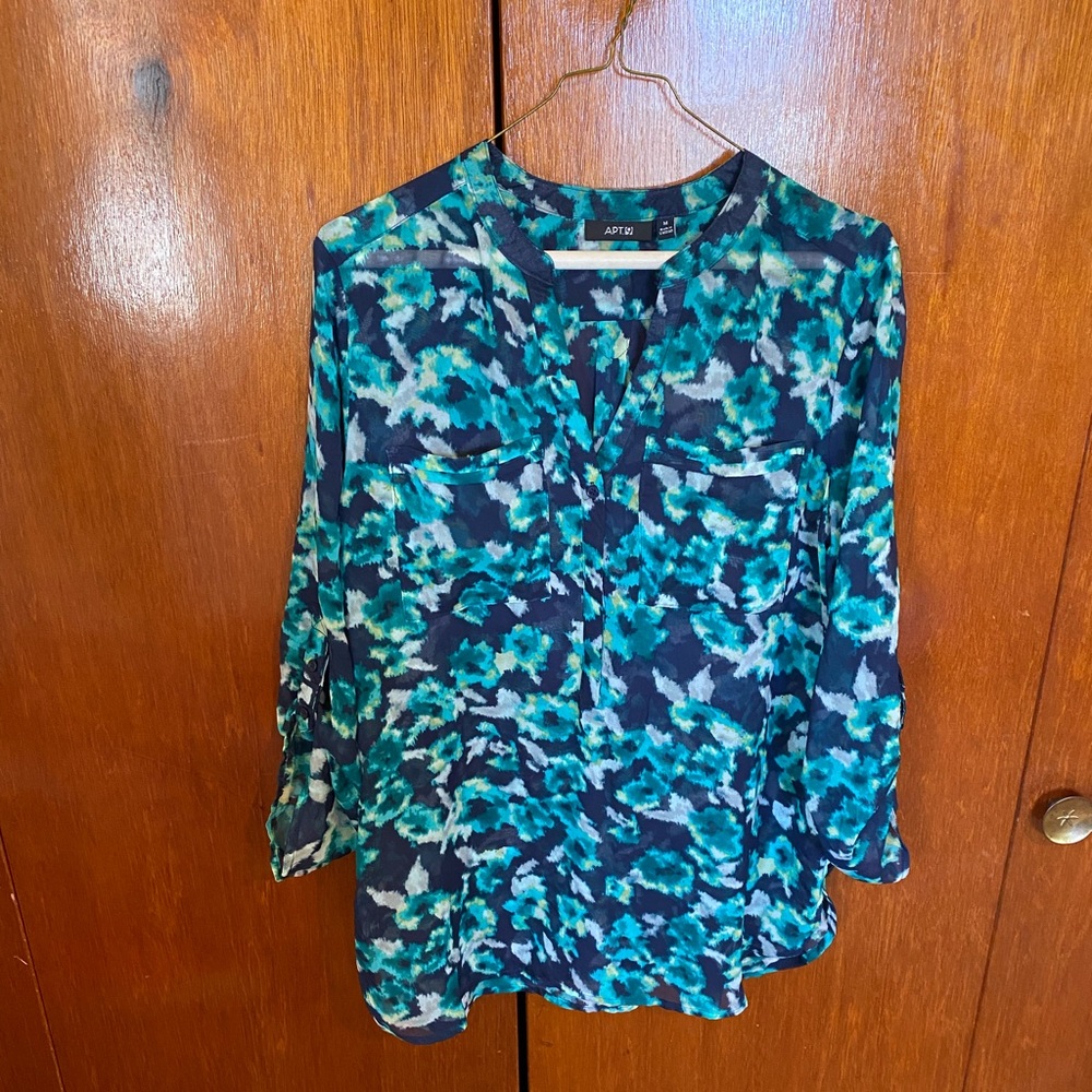 Apt 9 Sheer Top M